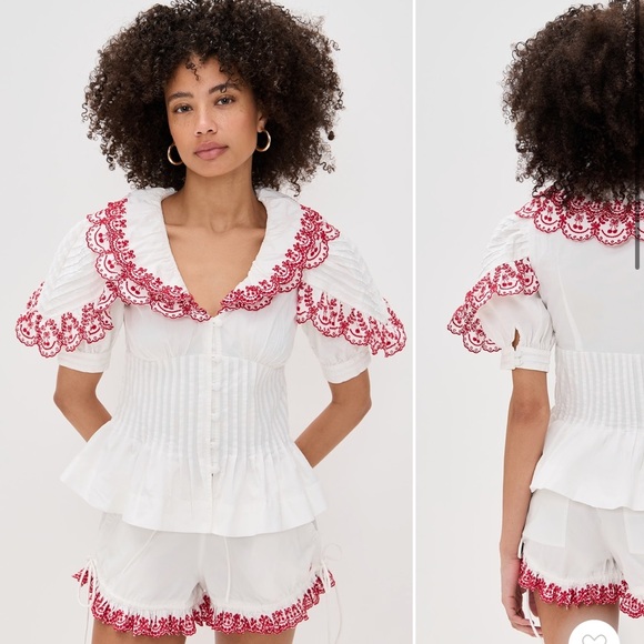 Damson Madder Tops - DAMSON MADDER caroline blouse